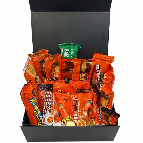 Benerry Chocolate Gift Box Hamper - 22 Treats Gift for Any Occasion - Peanut Butter Sweet Box of Chocolates