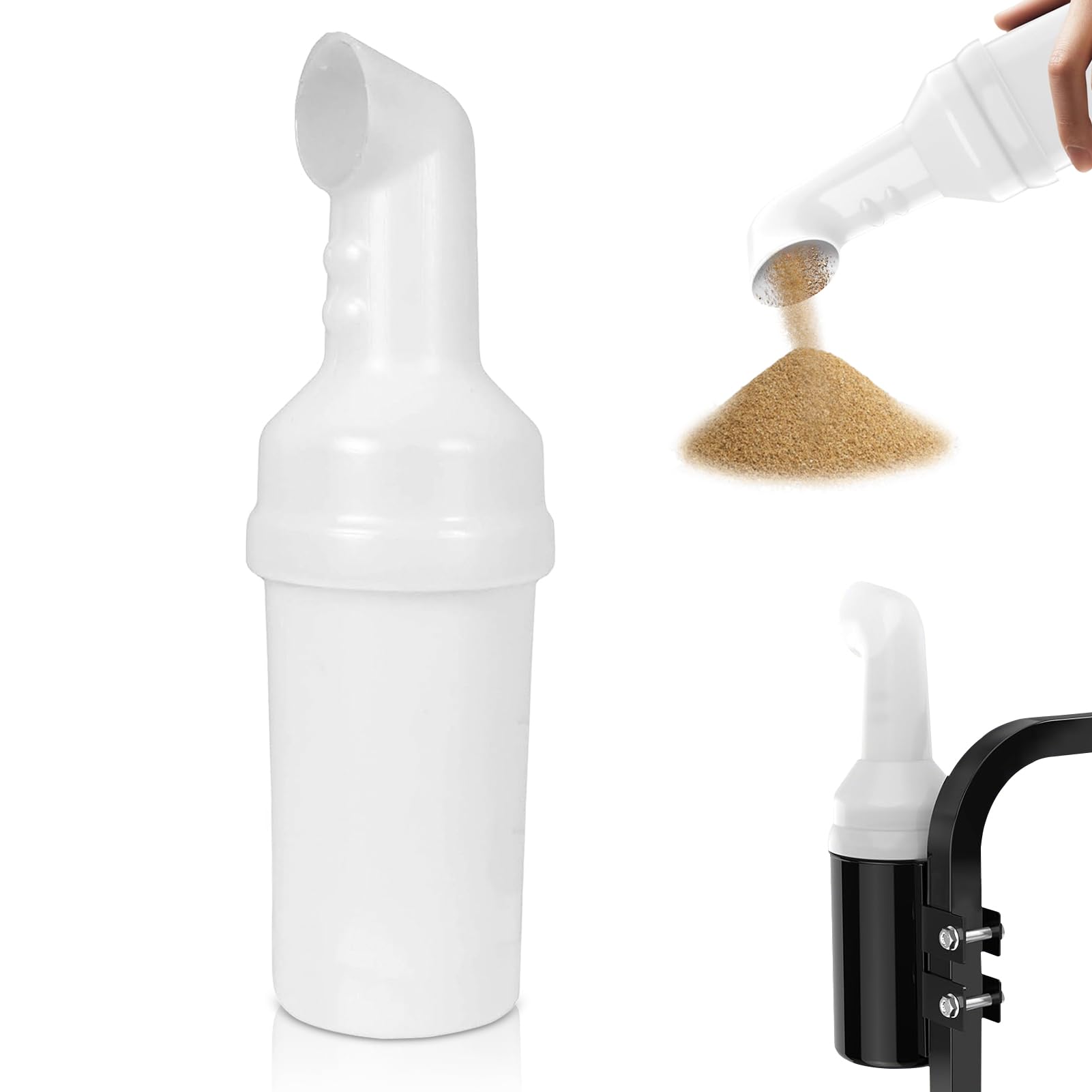 Boîte de golf avec bouteille de sable pour voiturette pour l'entretien du green
