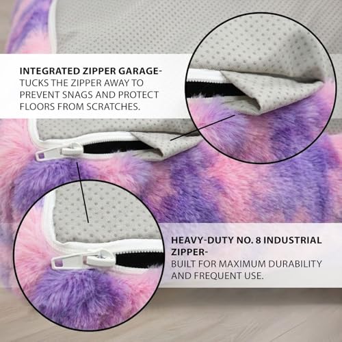 Image of Matini Home Crash Pad - Sensory Pad with Cover Foam Blocks for Kids and Adults, Ideal Gymnastics Equipment to Jump, Play or Relax - Tie Dye 60 inch X 60 inch