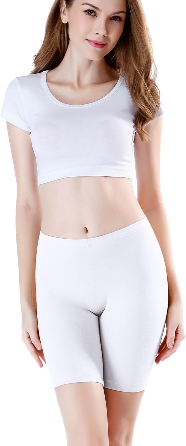 wirarpa Women's Anti Chafing Cotton Underwear Boy Shorts Long Leg Boyshorts Panties 3 Pack - Image 6