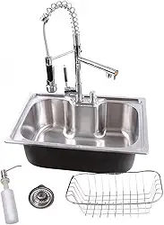 Kit Cuba Gourmet Cozinha Aço Inox 50x40cm E Torneira Gourmet