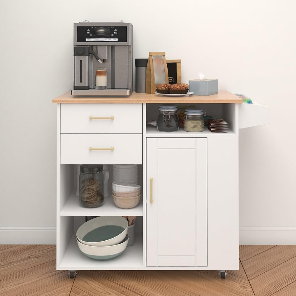 Kitchen Mobile Dining Trolley Multi-Layer Multi-Functional Storage Storage Sideboard Household Shelves Workbench