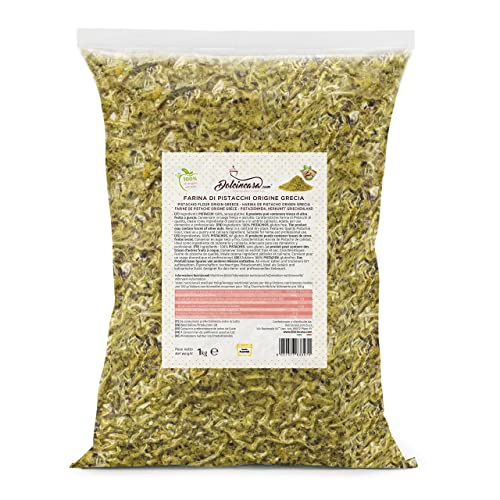 Dolcincasa.com Harina de Pistacho Pistacho triturado en polvo para uso doméstico o profesional Sin Gluten