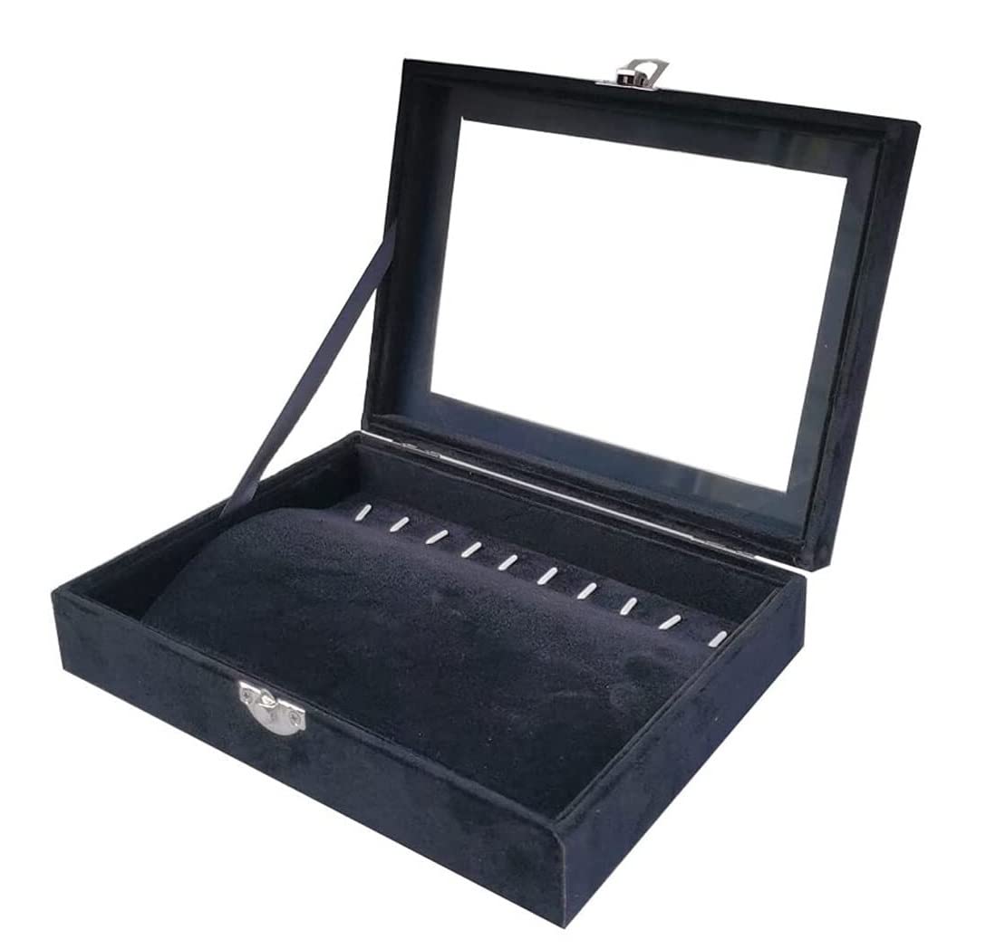 Boîte à bijoux pour collier emmêlé solution de rangement femme avec miroir