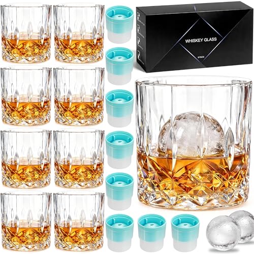 Whiskey Glasses Set of 8 11 oz Buy 6 Get 2 Free