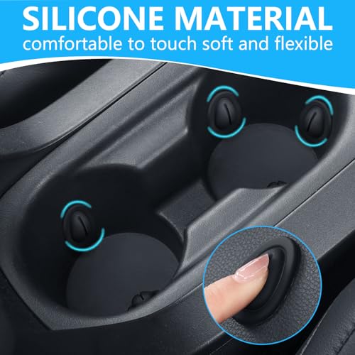 Set de 8 Reductores Antideslizantes para Portavasos de Auto miniatura 3