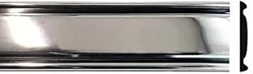 Chrome Side Body Trim Molding For Use On 1973-1987 Chevy GMC C10, C20, C30, K10, K20, K30, V10, Suburban, Custom Deluxe, Silverado, Pickup Trucks - 2.25" Wide Quarter Roll - 80"