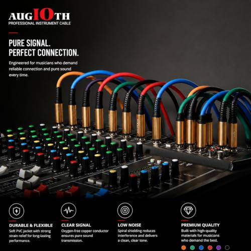 Augioth Guitar Cable 20 ft Straight to Straight Black by Augioth - Used condition - Image 9