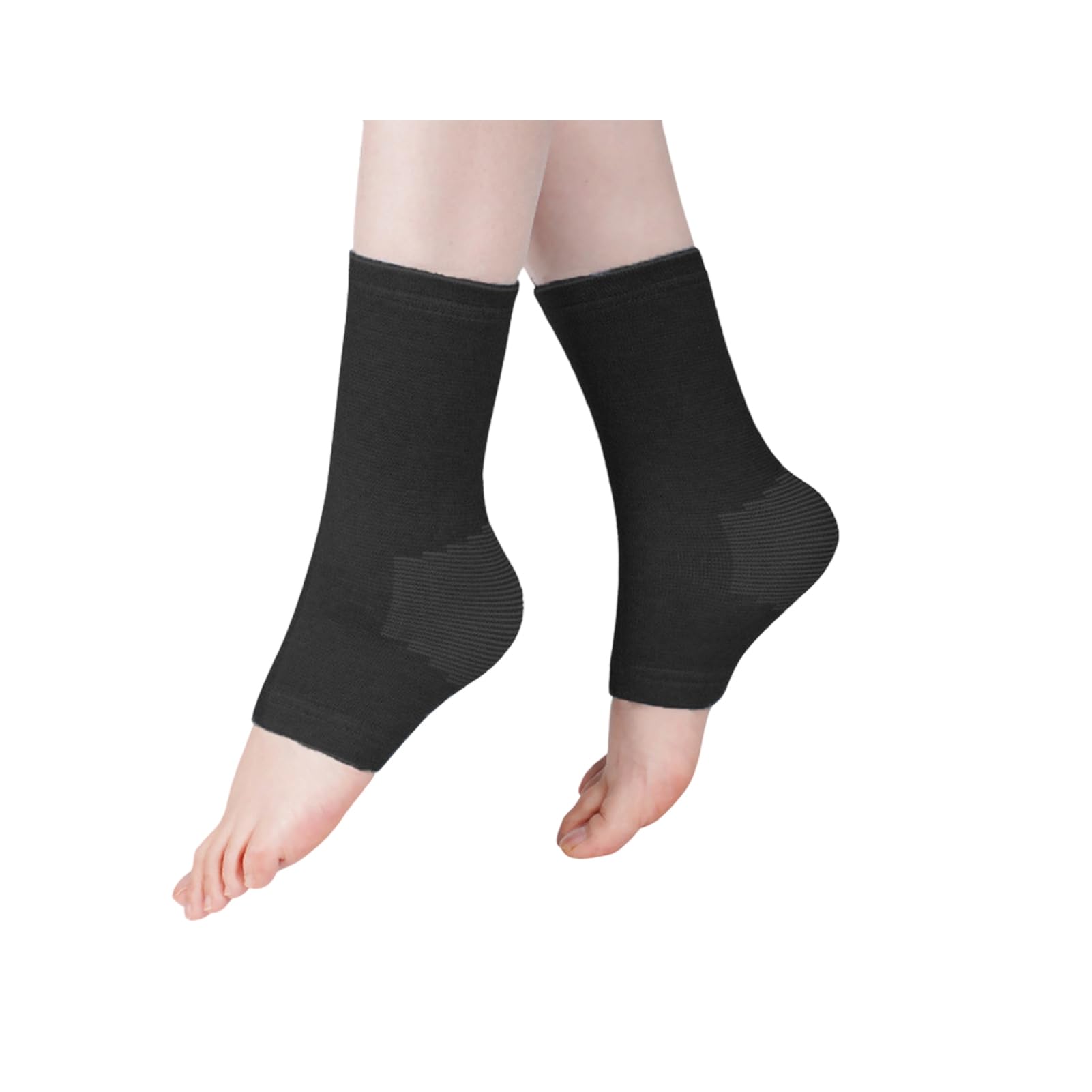 matumou Ankle Compression Sleeve Open Toe Ankle Compression Arch Support Brace for Plantar Fasciitis Achilles Tendonitis Relief