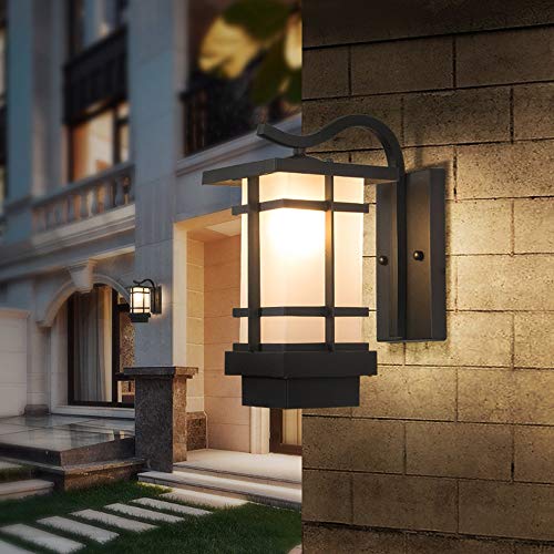 Applique murale moderne E27 éclairage extérieur étanche pour patio et cour - 3