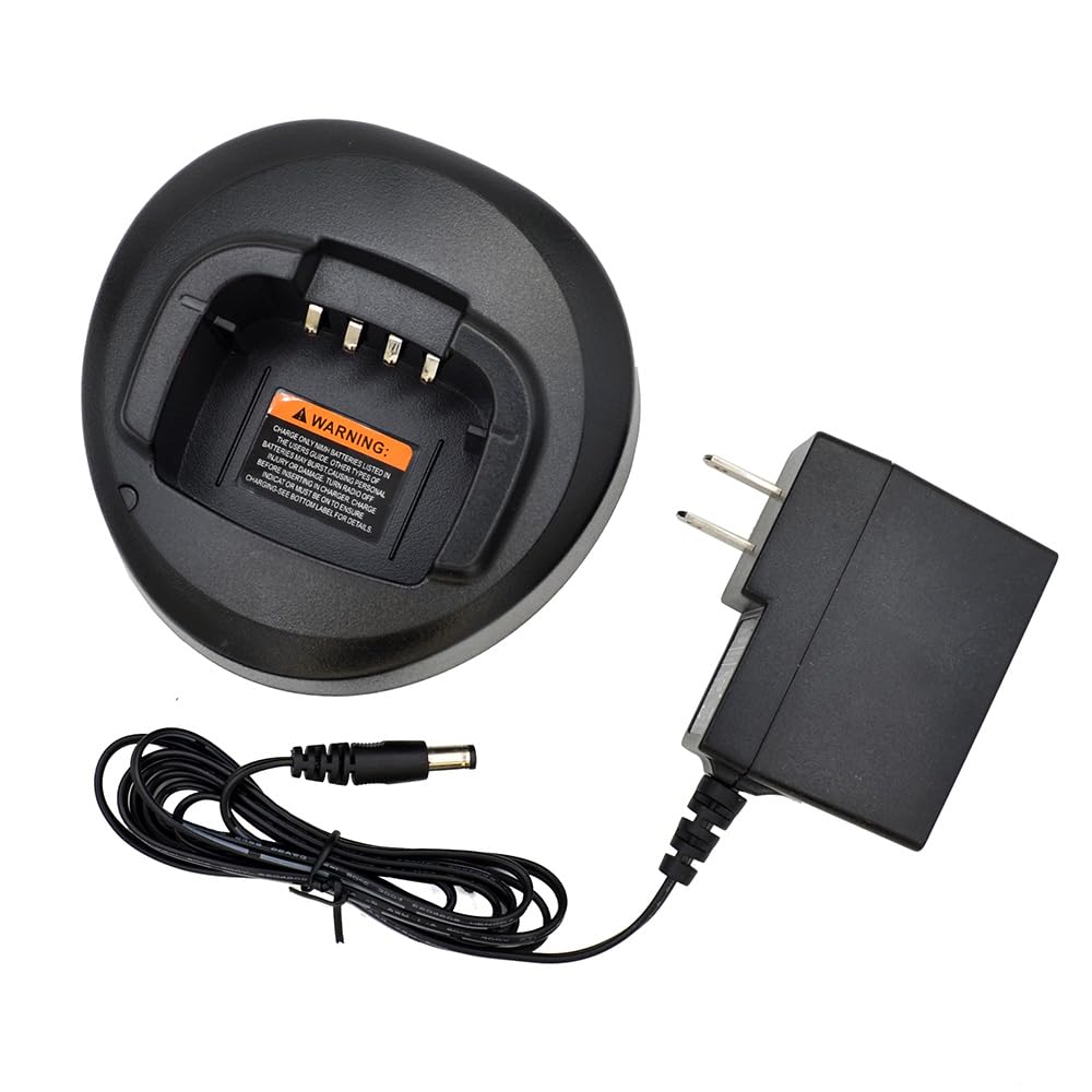 Kymate PMLN5398 Rapid Charger for Motorola Radio CP185 EP350 CP185 CP100D CP476 CP477 CP1300 CP1600 CP1660 P140 P145 P160 PMNN4476A PMNN4081AR PMNN4080 PMLN5228A