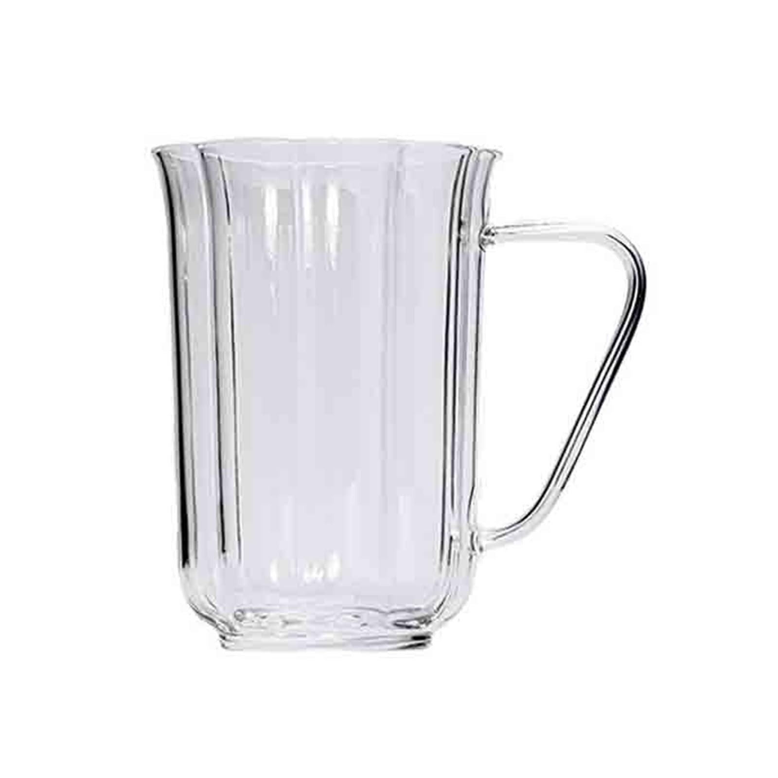 Tazas de café para desayunos con tazas de té flor de ciruelo de cristal