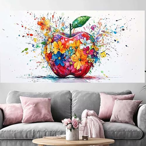 Peinture diamant fruit 5D pour décorer un salon grand format 80x160cm