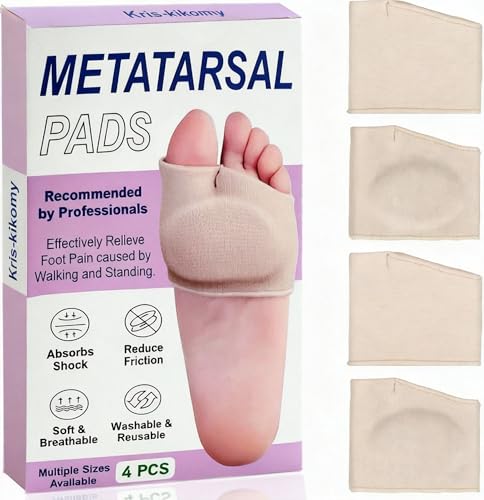 2 Pairs Metatarsal Pads for Men Women