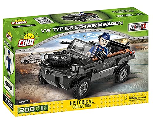 Cobi Historical Collection ��2403 �V�����B�����[�Q��Typ 166 Schwimmwagen (WWII�h�C�c�R)�y�~���^���[�u���b�N�[COBI ���{���K���㗝�X�z