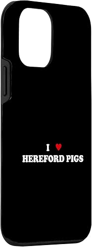 Miniatura 3 de iPhone 12 mini I Heart Breed Farmer - Pig I Love Hereford Case