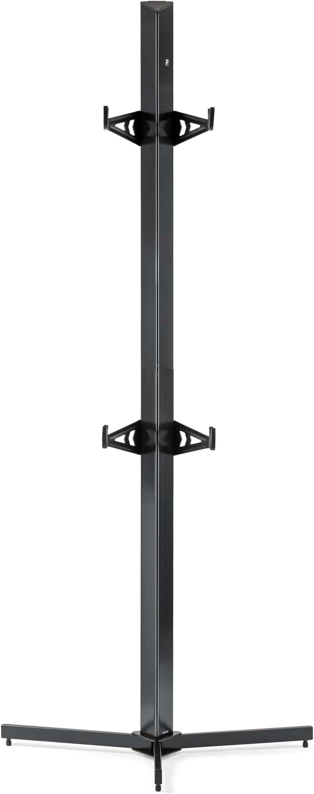 Feedback Sports | Velo Cache 2 Bike Free-Standing Storage Tower | Vertical Rack For Road, MTB, Cyclocross, E-Bike | For Home, Office, Garage | Black
