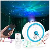 ✨【Kleine Lautsprecher】 Mit den eingebauten Lautsprechern können Sie über Bluetooth eine Verbindung zum Nachtlichtprojektor herstellen, Ihre Lieblingsmusik zum Entspannen abspielen und eine warme und ruhige Umgebung schaffen, in der Sie und Ihr Kind schlafen können.