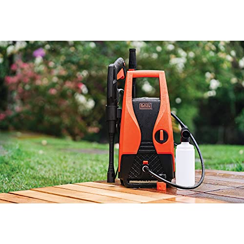 Black Decker Lavadora de Alta Pressão, Elétrica, com Função Auto Aspirante, Modelo PW1450TD, 220V