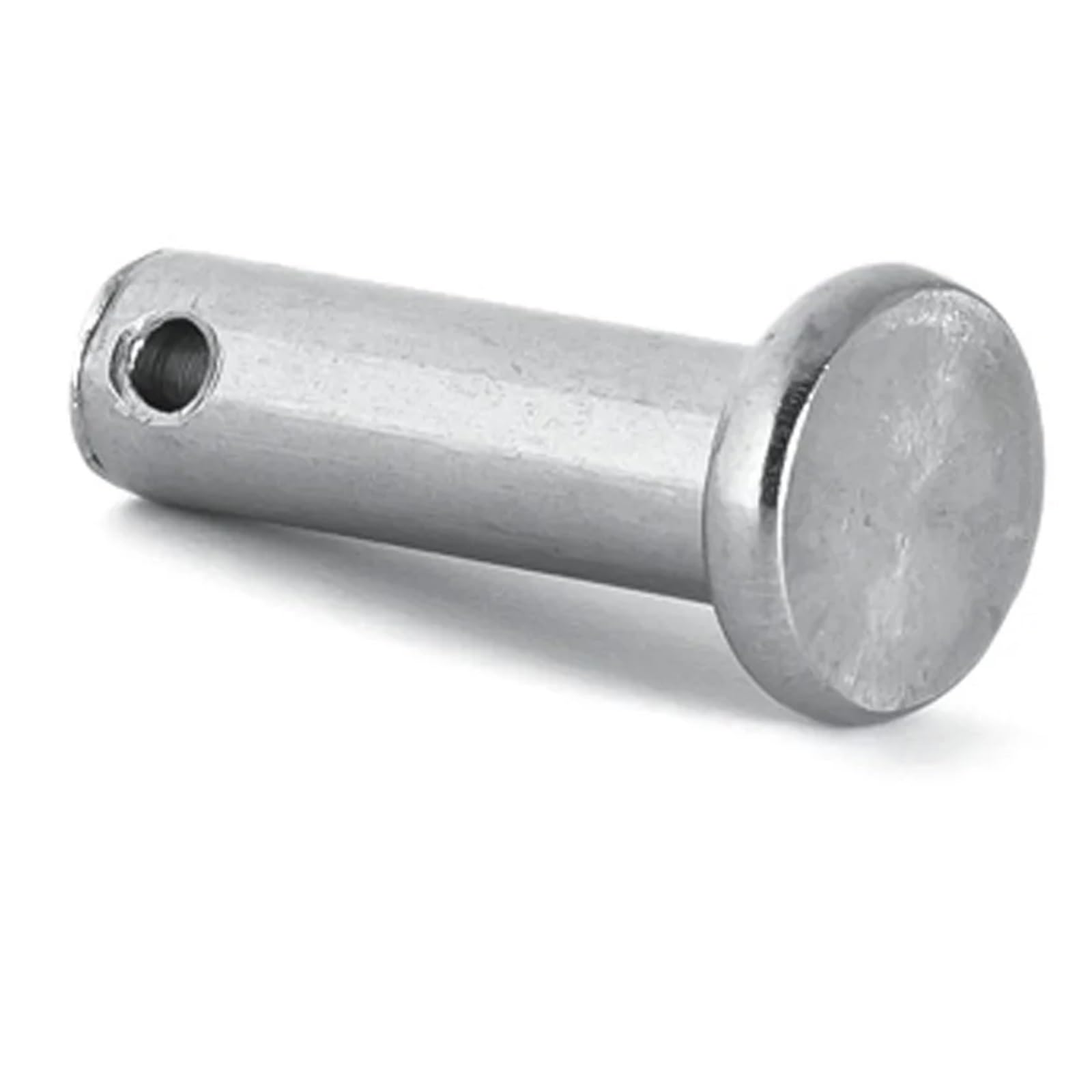 Clevis Pins, 304 Stainless Steel Flat Head Dowel Pins M3 M4 M5 M6 M8 M10 M12 Silver(70mm,M4)