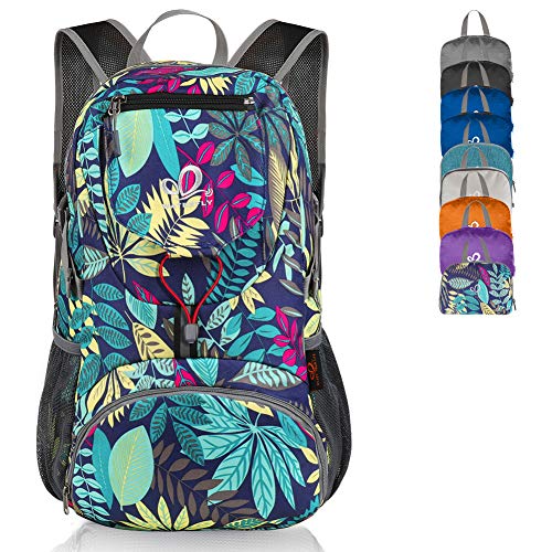 WATERFLY Packable Backpack Daypack for Men Women 20L Lightweight Travel Hiking Daypack