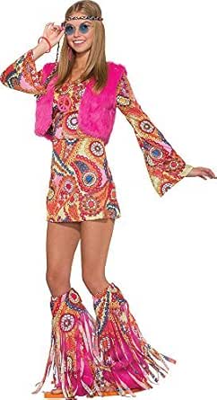 Rubies Forum Hippy Fur-Rever Groovy Women's Fancy Dress Costume main image 1