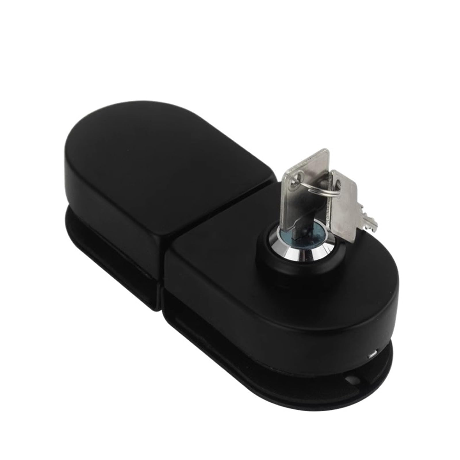 Serrure de porte en verre double et simple sans perçage en acier inoxydable