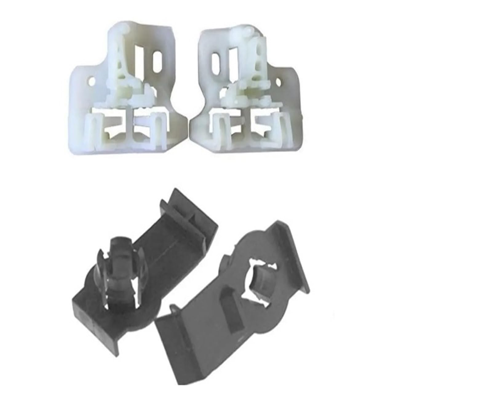 SAMWDK Glass Lifter Window Regulator Repair Kit Clips for BMW X5 E53 2000 2001 2002 2003 2004 2005-2006 Front Left and Right Car Window Regulator