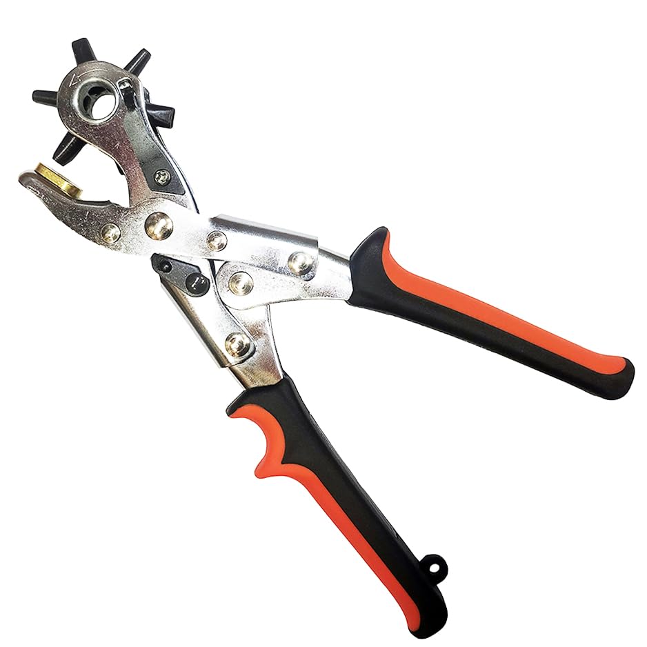 Harden Hole Punching Tool Plier, Round, Flat and Oval holes - For Leather belts, Watch Bands, Bags, Fabric, Canvas or Craft Projects - Professional Series - 560712 (B0C6YCX218) Amazon Price History, Amazon Price Tracker