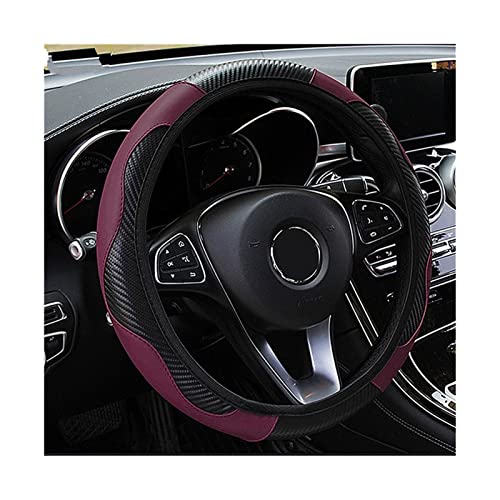Housse Volant Couverture Universelle Volant Voiture en Cuir Anti-dérapant pour Hyundai I30 pour Tucson pour Accent I20 pour Solaris I10 I30 I40 IX20 IX35 Protecteur Volant (Couleur : 1) Cover