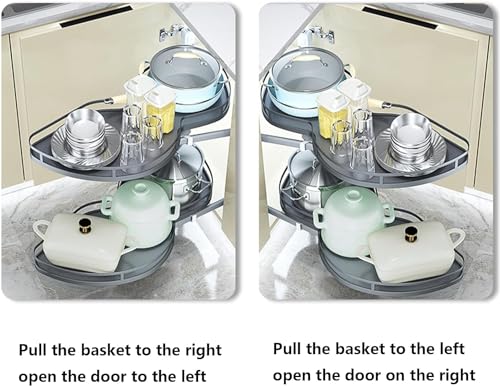 Étagère d'angle de cuisine pivotante pour optimiser vos rangements - 5