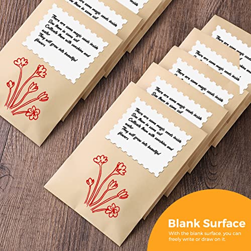 ACSTEP Pacote com 100 envelopes nº 1 de sementes de papel Kraft 6,5 x 8,5 cm, envelope pequeno para