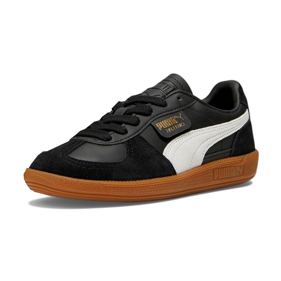★PUMA★ Palermo Elevator Leather Womens Black 40046101 Amazon.com | PUMA Womens Palermo Lace Up Sneakers Shoes
