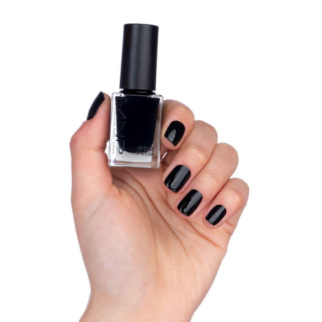 MNP Nail pro Shine N' Wear 229 Back To Black 10ml- smalto classico