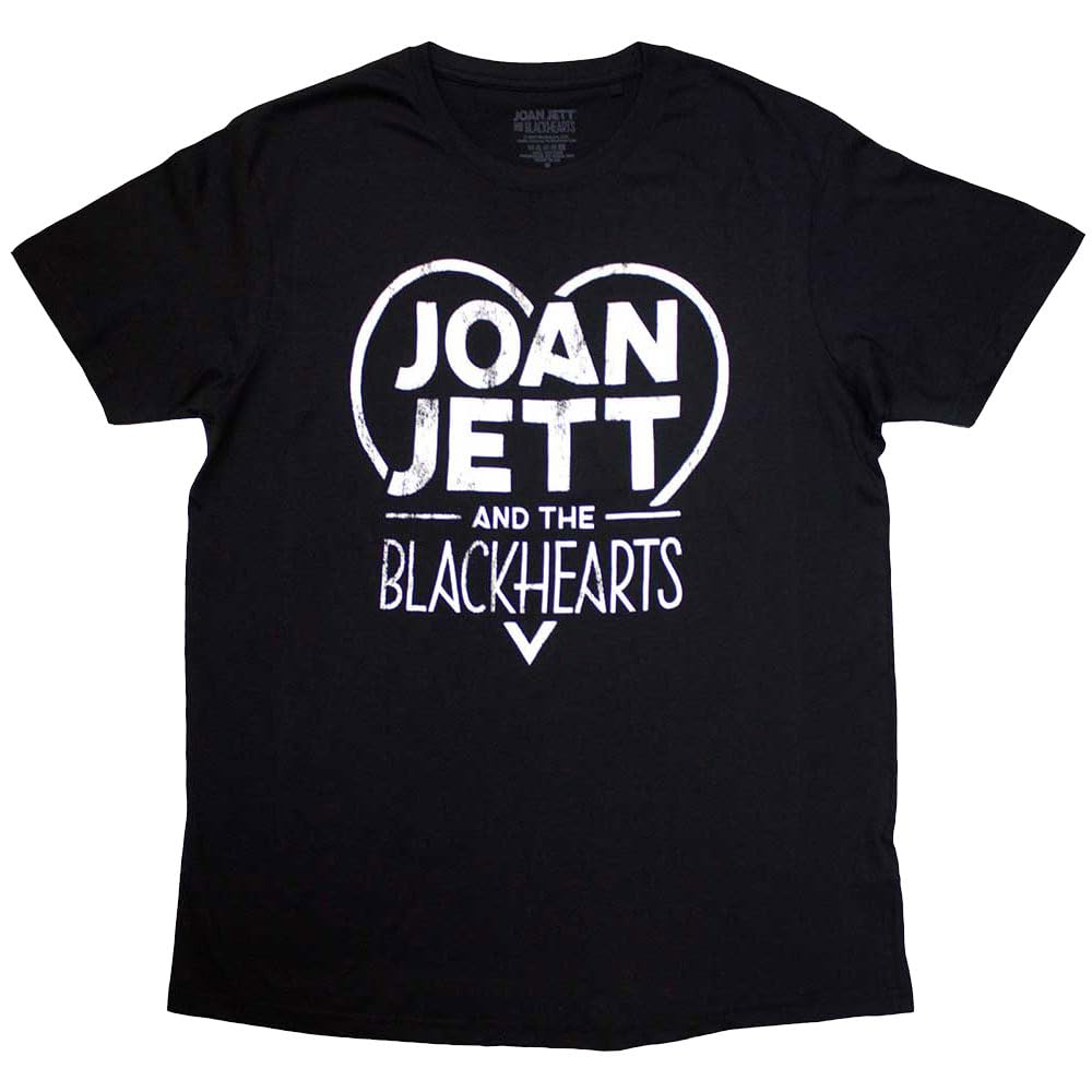 Rock Off officially licensed products Joan Jett and The Blackhearts Band Logo T Shirt XL