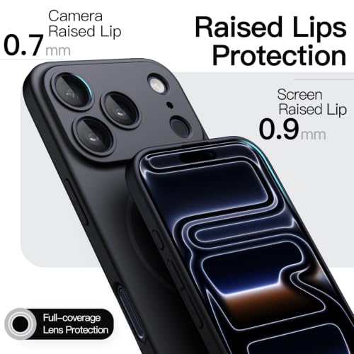 Image of JETech Magnetic Slim Case for iPhone 17 Pro, Black