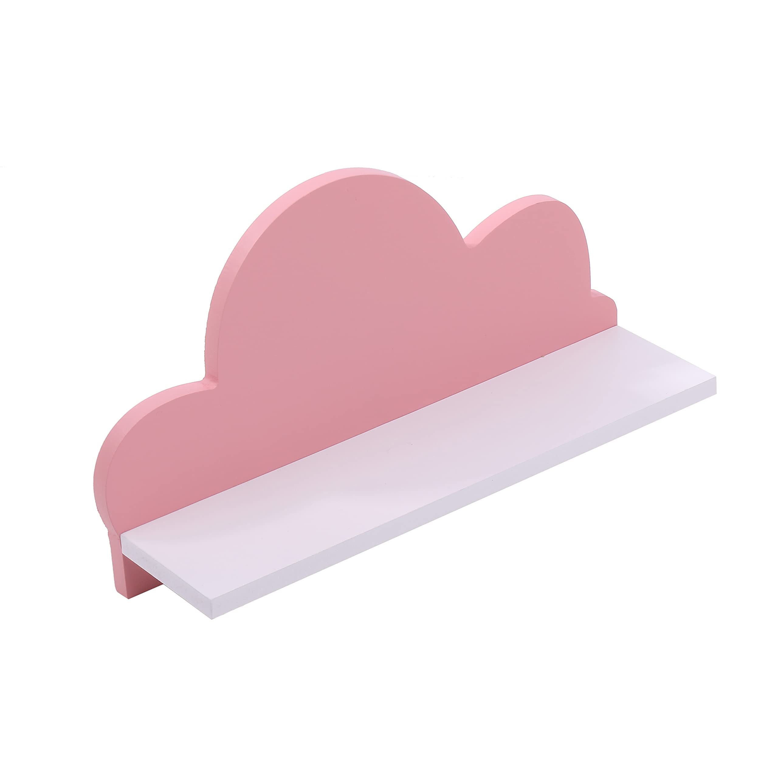 Mensola a forma di nuvola rosa