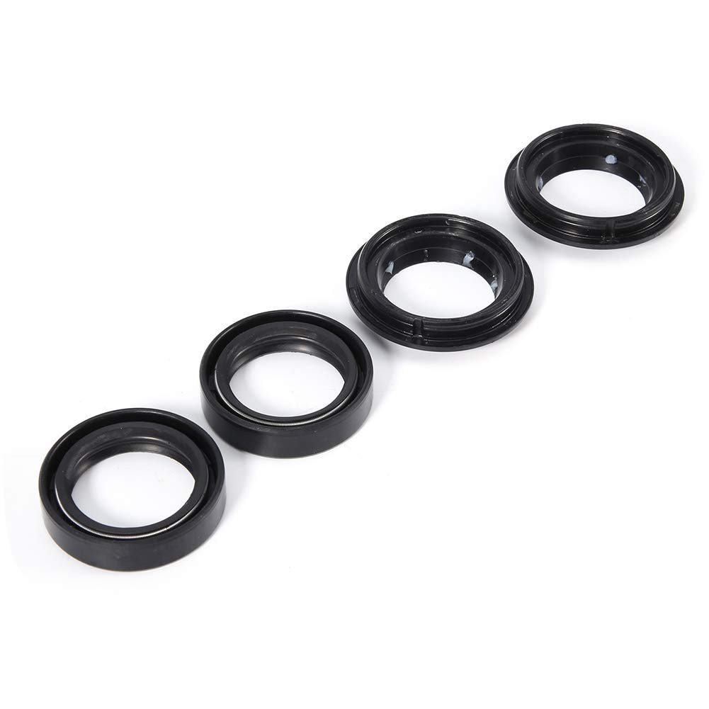Joint SPI 33x46x11, Joint De Fourche Dirt Bike, Kit de Joints d'huile et Soufflets Anti-poussière pour Amortisseur Avant, Compatible avec CB400 CJ360T CM400A 33 x 46 x 11 mm