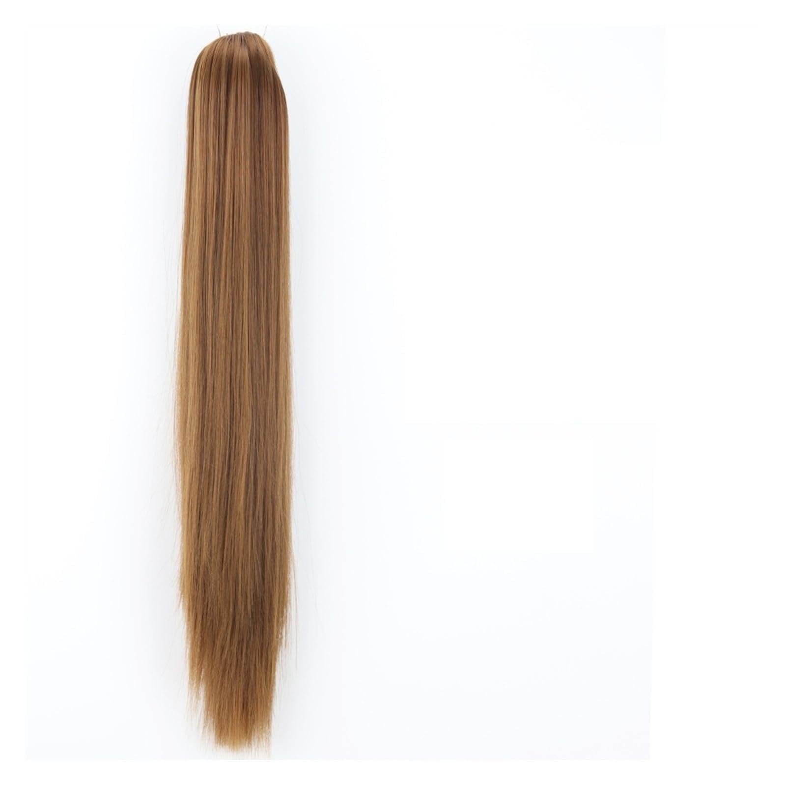 Estensione coda di cavallo Long Ponytail Extension, 24" Straight Claw Clip Ponytail Hair Extensions Natural Looking Heat Resistant Synthetic Ponytail Hairpiece for Women Coda di Cavallo Extension (Co