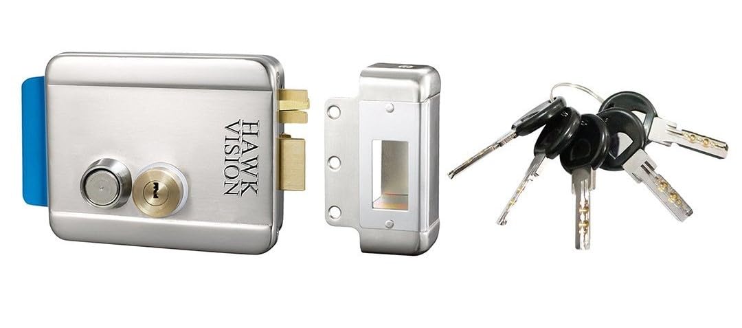 Hawk Vision Stainless Steel Electronic Security Lock with Comfort Lock - Polished Silver (B0D44T18H5) Amazon Price History, Amazon Price Tracker