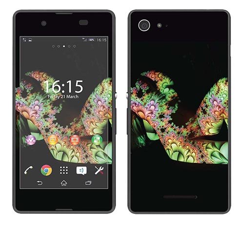 Adhesivo Sony Xperia E3 soluciona pantallas sueltas con diseño Mujer fleurie