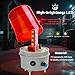 Industrial Warning Light LED Rotating 110V-120V AC Red for Public Emergency Alarms Indoor/Outdoor Safety Siren with Volume Adjustment and Buzzer