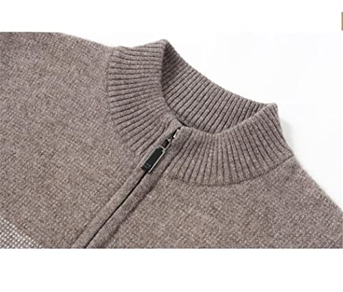Pull cachemire homme demi-fermeture éclair douceur hiver