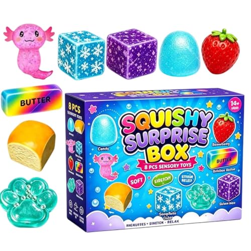 Juguetes fidget para hombres y mujeres con bolas antiestrés de subida lenta