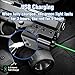 Ideagle Green Laser Sight for 21mm Picatinny Rail Mount, Zinc Alloy Tactical Low Profile Beams for Guns, USB Rechargeable Lightweight