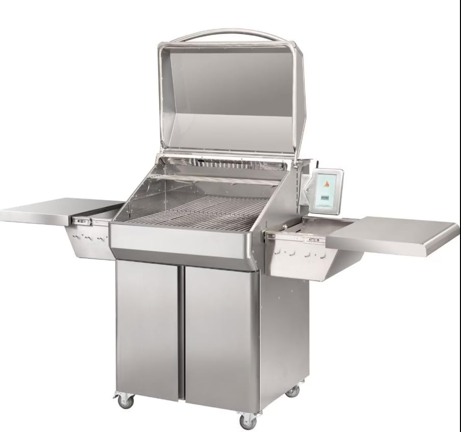Memphis Grills Pro ITC3 Wi-Fi Monitored 28-Inch 304 Stainless Steel Pellet Grill - VG0001S