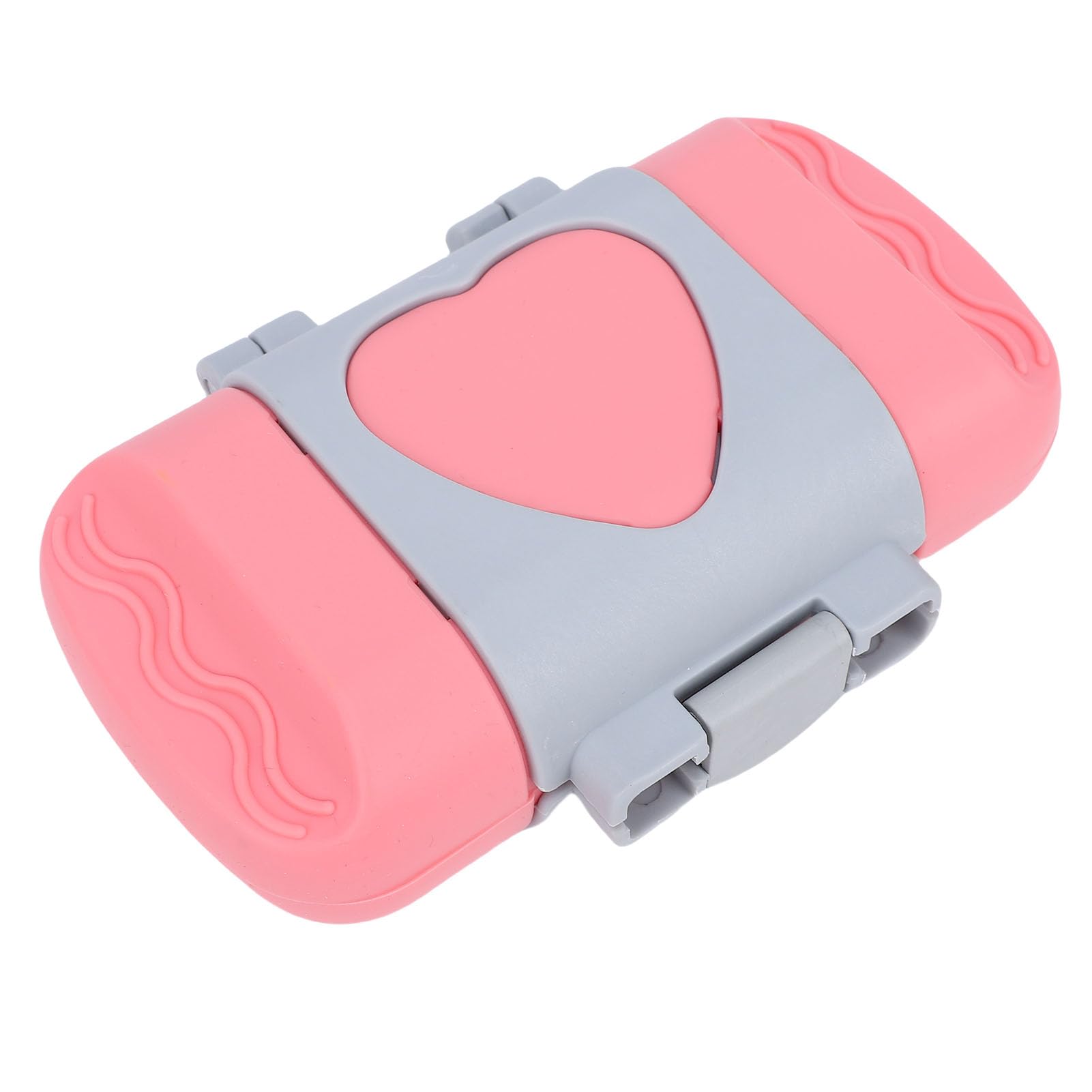 Yosoo Health Gear Macchina per Panini per la Colazione Tostapane Elettrico e Microonde Multifunzione Compatta e Portatile per la Casa, L'hotel All'aperto con Piastre Antiaderenti in Lega di (PINK)