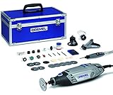 Con eje flexible. Bosch F0133000LW Multiutensili Dremel Kit 3000 Gold