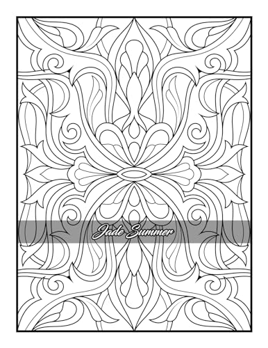 100 Amazing Patterns: An Adult Coloring Book with Fun, Easy, and Relaxing Coloring Pages - Image 61