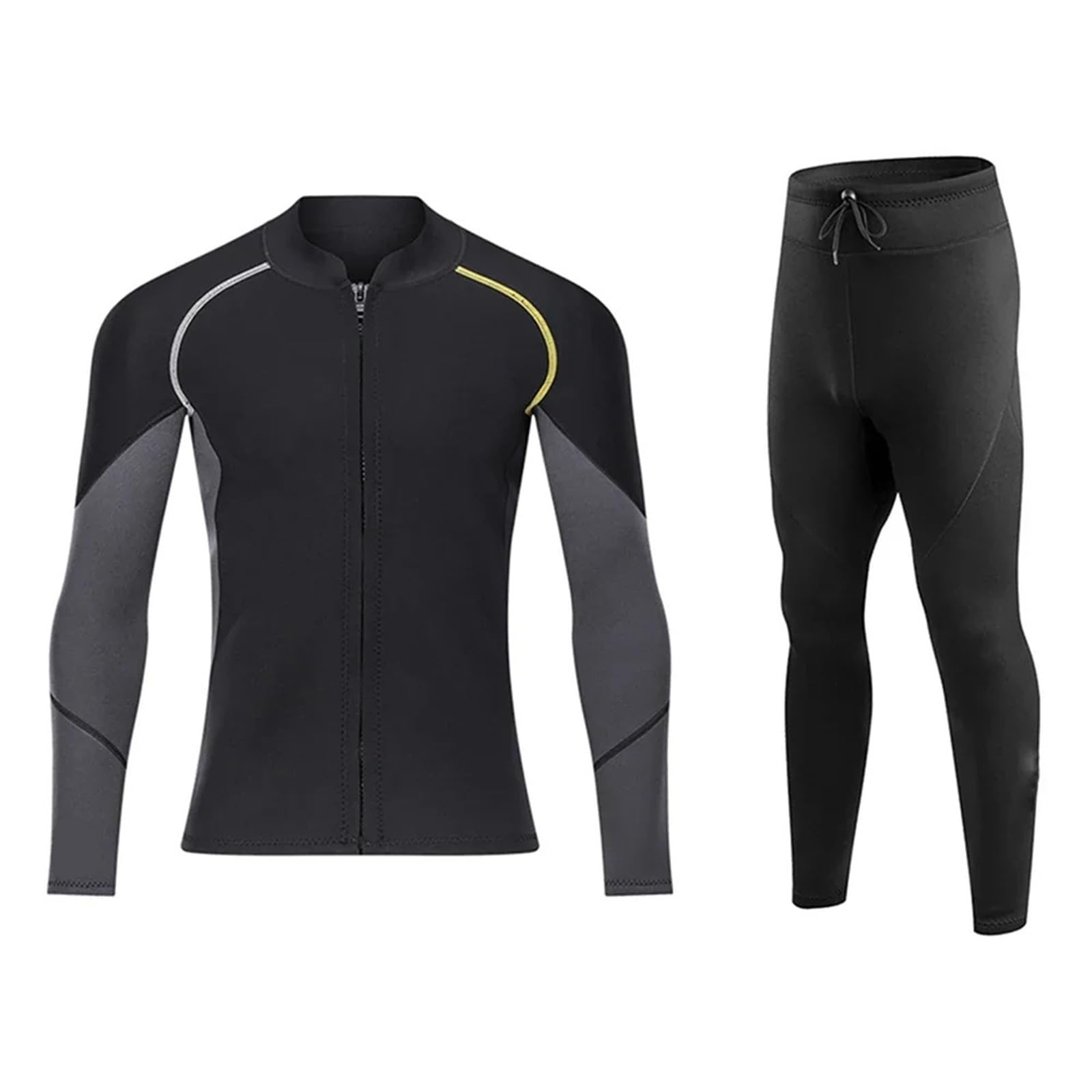 muta da sub Muta Da Sub Uomo Donna 1.5 MM Neoprene Termico Nuoto Snorkeling Surf Vela Giacca Pantaloni